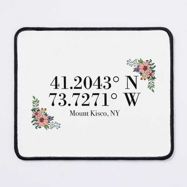Item preview, Mount Kisco, NY Coordinates designed and sold by mynameisliana.