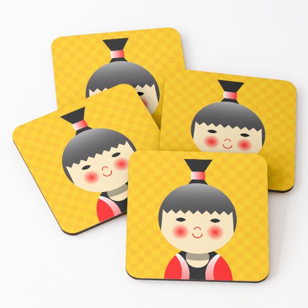 Item preview, Kokeshi Samuri Doll Poster designed and sold by Hugh Whyte.