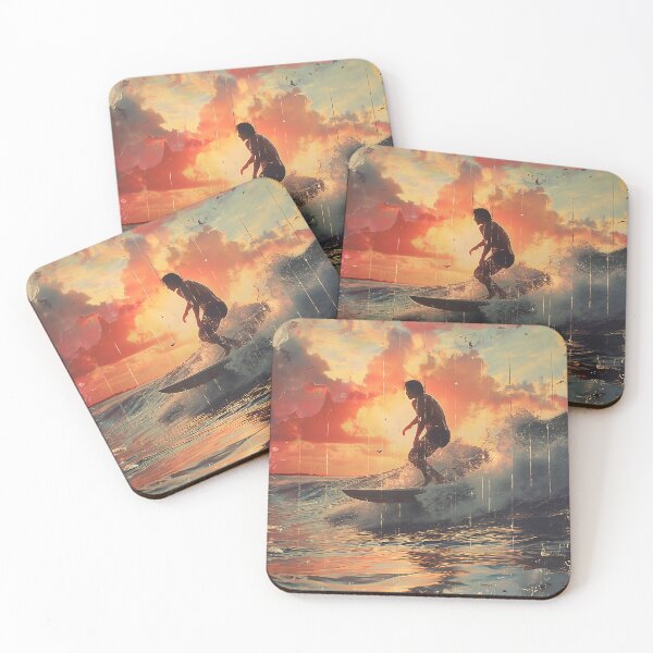 Item preview, Dusk Wave - Glitch Art Surfing Experience designed and sold by Tsurfinculture.