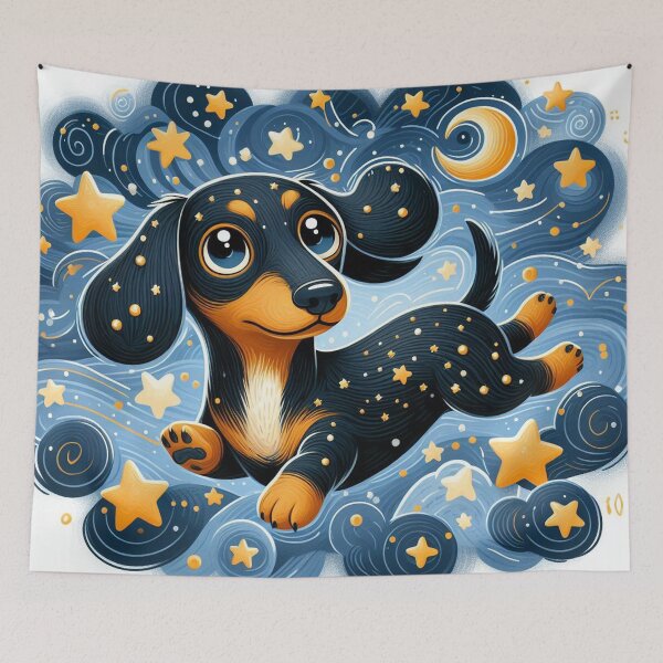 Item preview, Whimsical Dachshund designed and sold by HarmonyandSage.