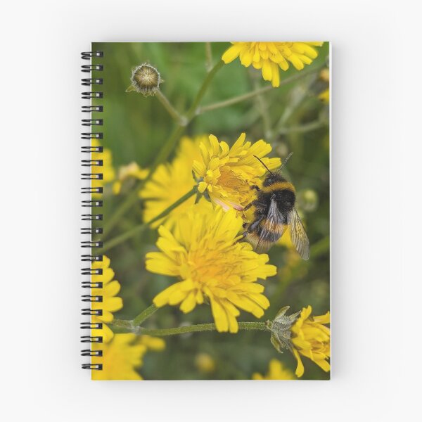 Item preview, Bee collecting pollen on a yellow flower  designed and sold by GingaDesigns.