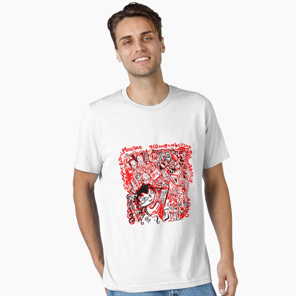 Vista previa del artículo con la obra «Camiseta esencial», diseñado y vendido por lutxana.