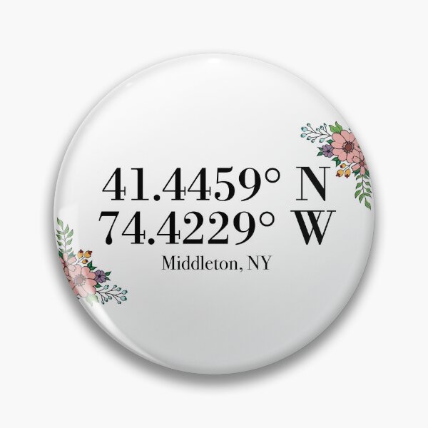 Item preview, Middleton, NY Coordinates designed and sold by mynameisliana.