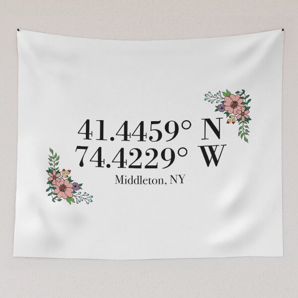 Item preview, Middleton, NY Coordinates designed and sold by mynameisliana.