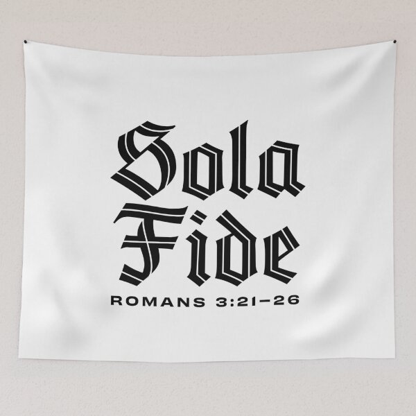 Item preview, Sola Fide Custom Old English designed and sold by 2fivequotes.