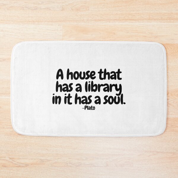 Item preview, A house that has a library in it has a soul.  designed and sold by CharmStudio.