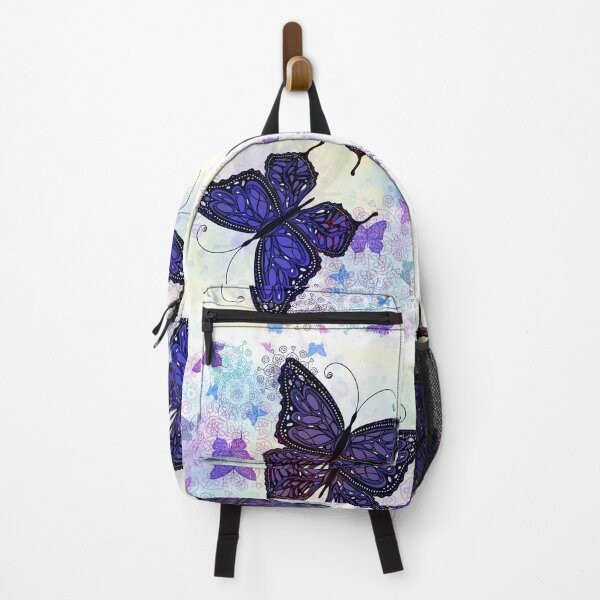 Item preview, A Purple Butterfly and a Blue Butterfly floating in a dream designed and sold by MichCortez9.