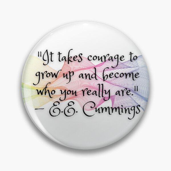 Item preview, An E.E. Cummings Quote for Pride Month designed and sold by BreezyBalloon.