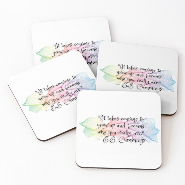Item preview, An E.E. Cummings Quote for Pride Month designed and sold by BreezyBalloon.