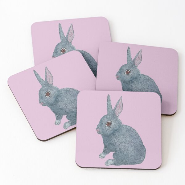 Item preview, Little Grey Bunny Rabbit designed and sold by Janpaints22.
