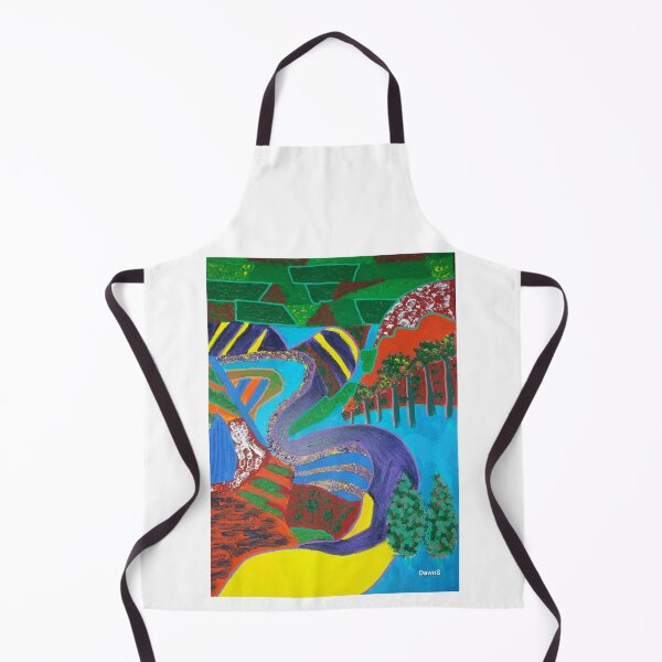 Item preview, Colourful and Abstract Landscape designed and sold by dawnsm.