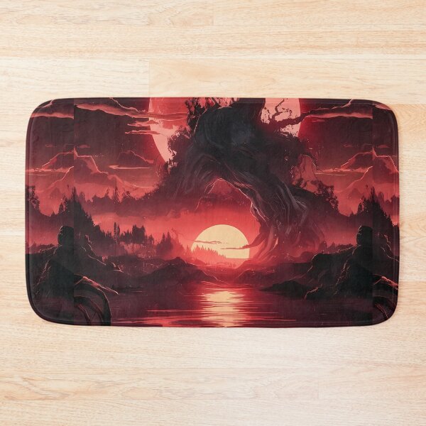 Item preview, Creepy scenary with sunset and moon art design designed and sold by Jt41.