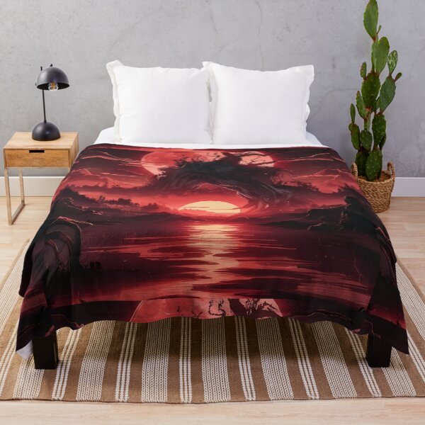 Item preview, Creepy scenary with sunset and moon art design designed and sold by Jt41.