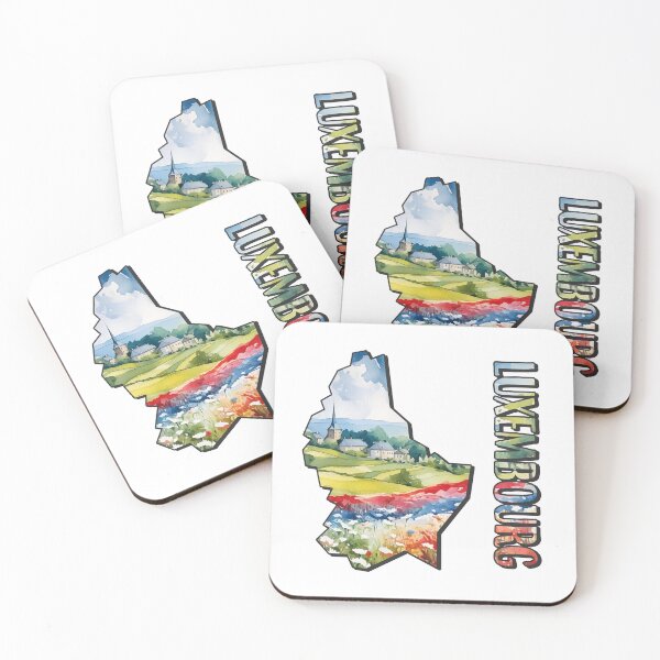 Item preview, Luxembourg watercolor map designed and sold by Motivburg.