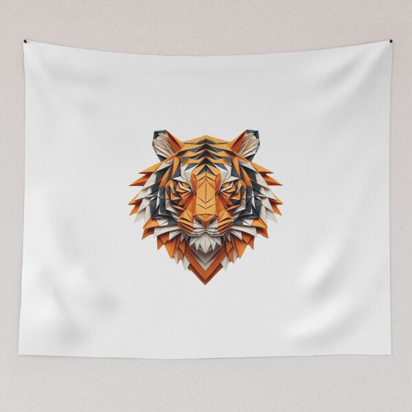 Item preview, Tiger - Exotic Origami Animal Art Collection designed and sold by MiszungART.