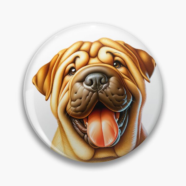Item preview, Cute Chinese Shar-Pei Face  designed and sold by TheAnimalZ00.