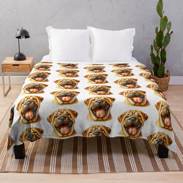 Item preview, Cute Chinese Shar-Pei Face  designed and sold by TheAnimalZ00.