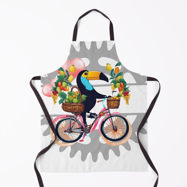 Item preview, fruit toucan on bicycle designed and sold by Yeyishop.
