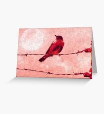 Bird on the Wire Greeting Card
