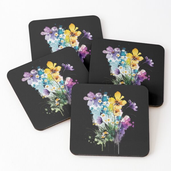 Item preview, Watercolor Spring Flowers Design designed and sold by IvyIsle.