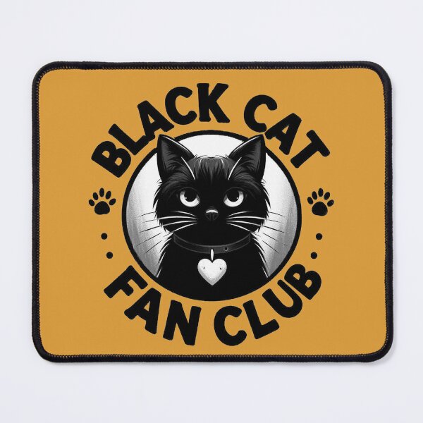 Item preview, Black Cat Fan Club designed and sold by Vkinsify.
