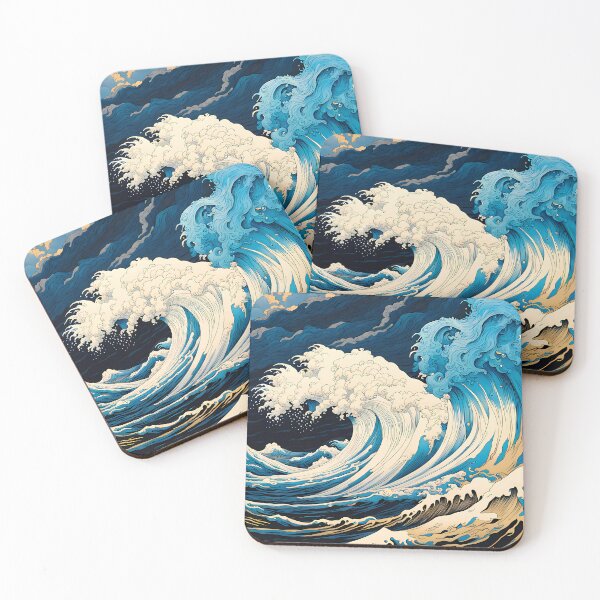 Item preview, Textured Tidal Wave, Ai Generated Art  designed and sold by ACC .