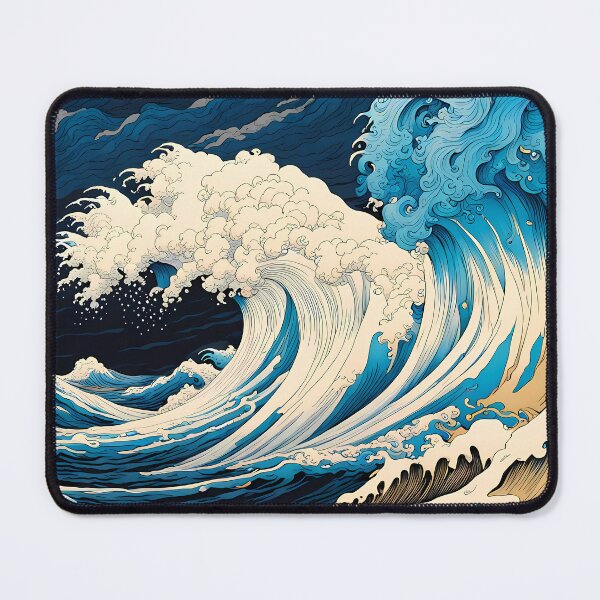 Item preview, Textured Tidal Wave, Ai Generated Art  designed and sold by ACC .