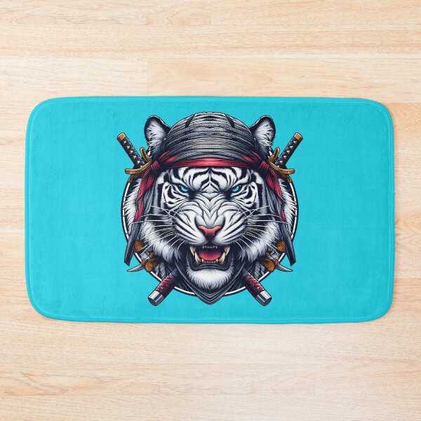 Item preview, MR. FURIOUS WHITE TIGER - The Ninja's Claws designed and sold by MarkMotta.