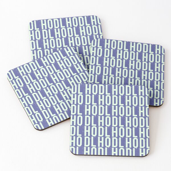Item preview, HODL TEXT LOGO, endless, blue designed and sold by Time4Space.