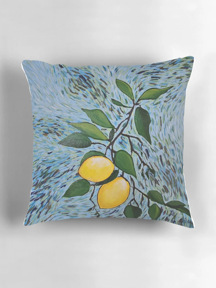 Thumbnail 3 of 4, Pillow, Two Lemons designed and sold by RudyYoder.