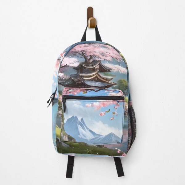 Item preview, Cherry Blossoms Lakeside - 003 designed and sold by KolosalPrints.