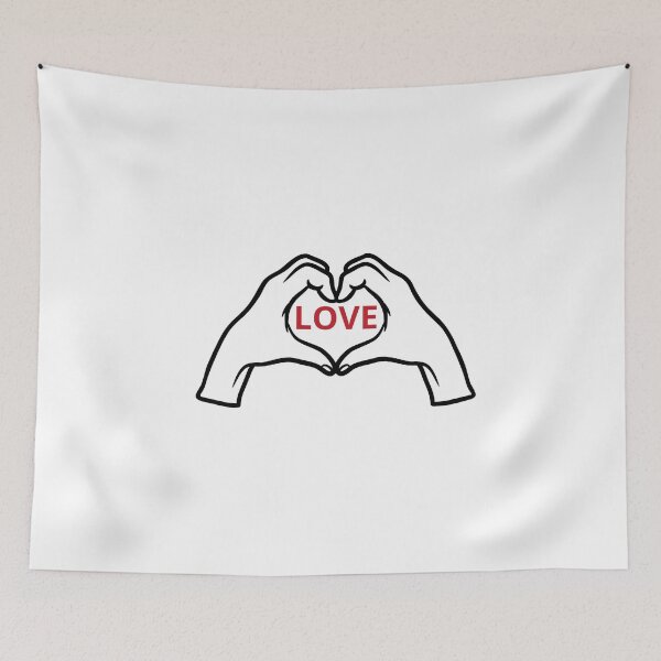 Item preview, Love, Hands, Minimalism, Valentines Day, February the Month of Love,  designed and sold by WORLD-SOFIA.