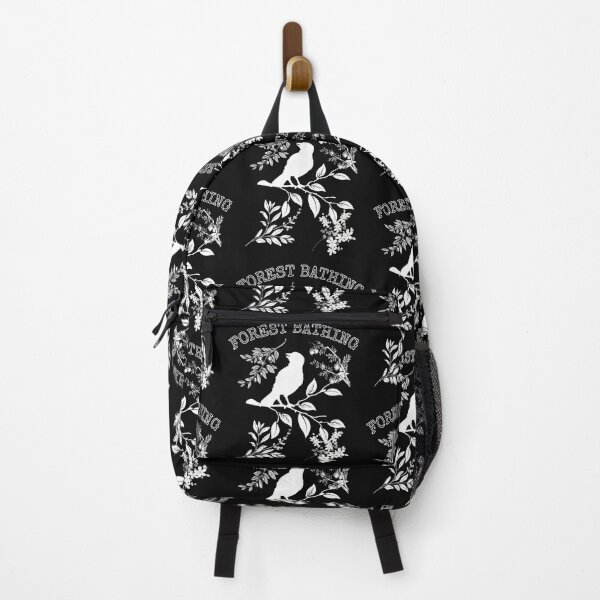 Item preview, Forest Bathing White Line Eco-Friendly Nature Design designed and sold by EarthArtDesigns.