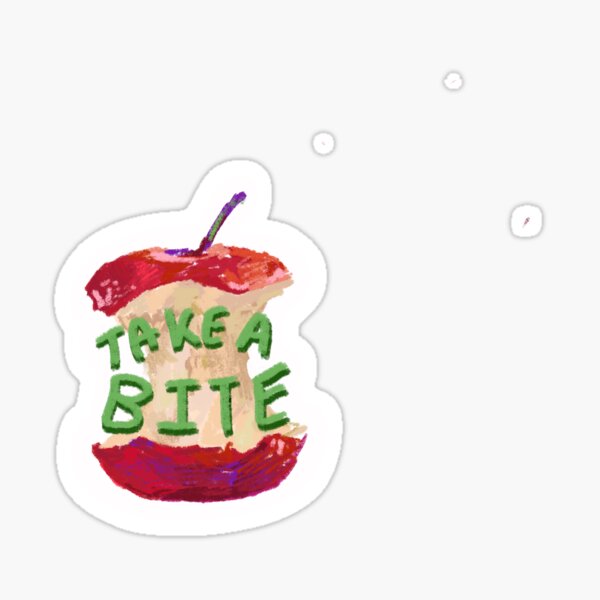 Item preview, beabadoobee take a bite apple  designed and sold by scarlett-elisex.