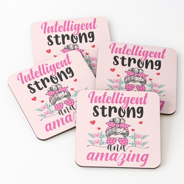 Item preview, Intelligent Strong & Amazing Women's Quote designed and sold by SayItWithYours.