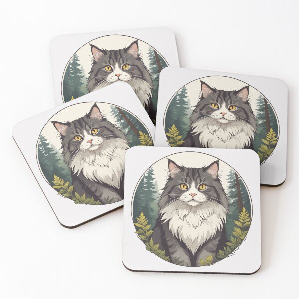 Item preview, Norwegian Forest Cat designed and sold by WildlifeInc.