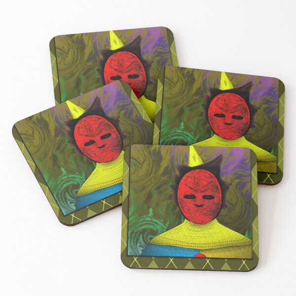Item preview, Faceless the Clown Character Poster designed and sold by JacobByington25.