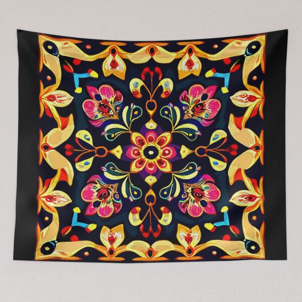 Item preview, Midnight Carnival of Blooms designed and sold by Highlandkings.
