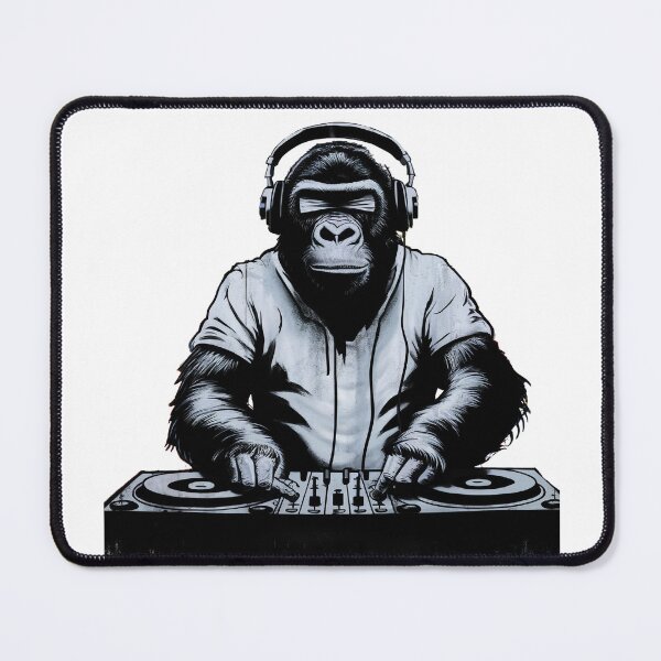 Item preview, Gorilla DJ designed and sold by FatGiantCat.