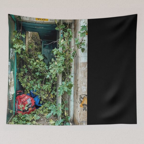 Item preview, Urban Architecture Overgrown with Plants and Trees – Urban Photography designed and sold by regnumsaturni.