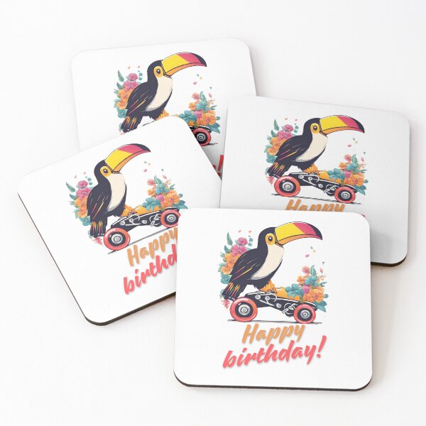 Item preview, happy birthday toucan designed and sold by Yeyishop.
