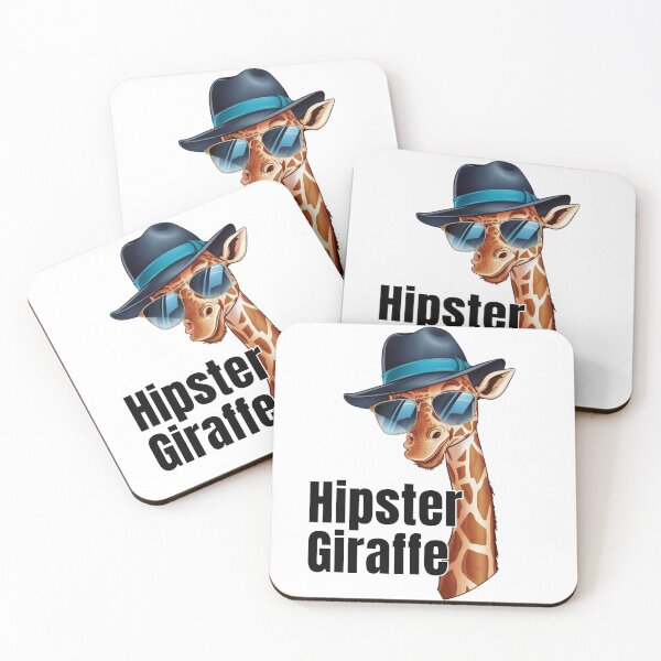Item preview, Hipster Giraffe - Giraffe Lover Gift designed and sold by vk09.