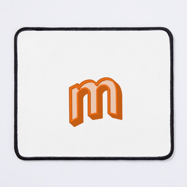 Item preview, 3D Alphabet Letter m - Bold Typography Design - Lowercase Alphabet Artwork designed and sold by uncoXab.