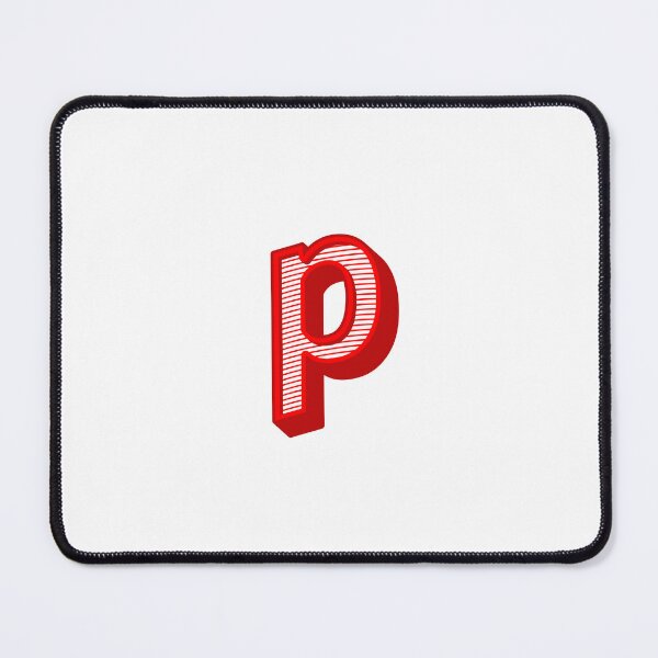 Item preview, 3D Alphabet Letter p - Bold Typography Design - Lowercase Alphabet Artwork designed and sold by uncoXab.