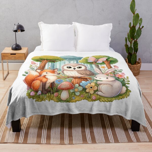 Item preview, Woodland Friends Gathering designed and sold by FatGiantCat.