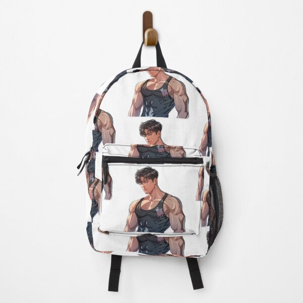 Item preview, Cute Asian Man with Six-Pack Manhwa-Inspired designed and sold by PTDigitalDesign.