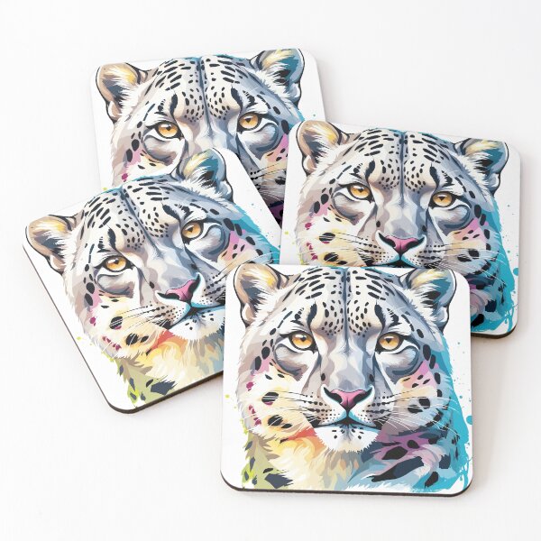 Item preview, Vector Ilustration Cute Snow Leopard designed and sold by VelosityPrints.