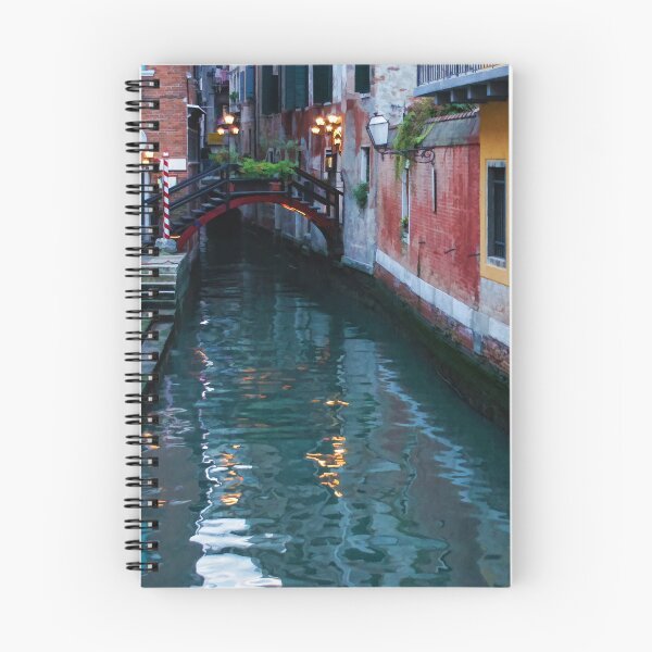 Item preview, Impressions Of Venice - Canal Reflections Colorful Facades and a Charming Christmassy Bridge designed and sold by Georgia Mizuleva.