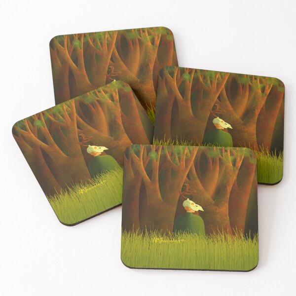 Item preview, The Deer Stalker: Eerie and Beautiful Forest Art designed and sold by Transcendragons.