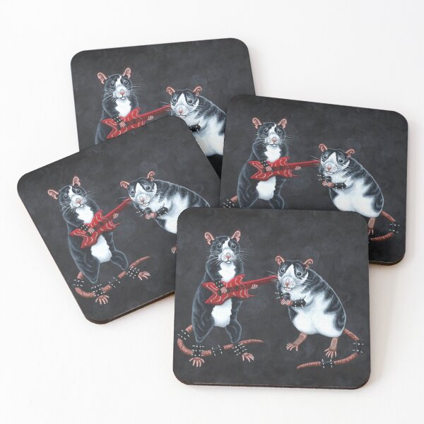 Item preview, Metal Band Rats designed and sold by WolfySilver.